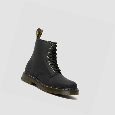 Dr Martens 1460 DM's Wintergrip Női Fűzős Bakancs Fekete | 694857QNT