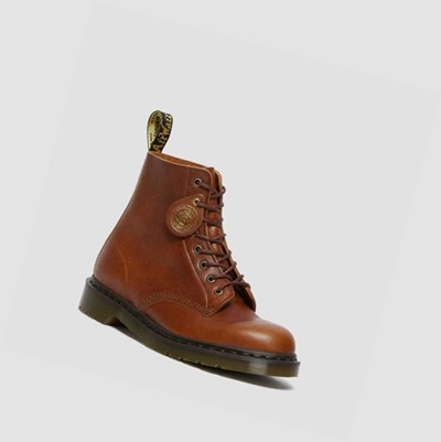 Dr Martens 1460 Pascal Full Grain Férfi Fűzős Bakancs Barna | 102735AZL