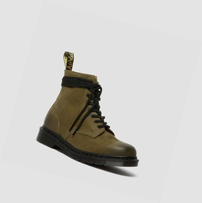 Dr Martens 1460 Pascal Made In England Titan Női Bakancs Olivazöld | 780315JBQ