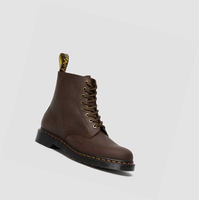 Dr Martens 1460 Pascal Női Fűzős Bakancs Sötétbarna | 109538BLU