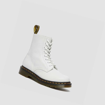 Dr Martens 1460 Pascal Virginia Női Bakancs Fehér | 785632JXP