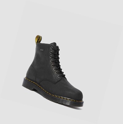 Dr Martens 1460 Vízálló Férfi Fűzős Bakancs Fekete | 142398SZE