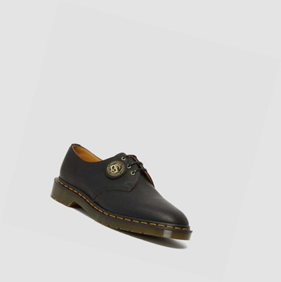 Dr Martens 1461 Classic Oil Férfi Oxford Cipő Fekete | 164853QZS