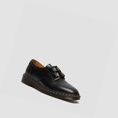 Dr Martens 1461 Ghillie Férfi Oxford Cipő Fekete | 814605HXU