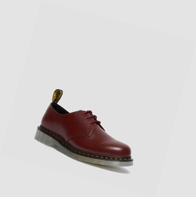 Dr Martens 1461 Iced Smooth Férfi Oxford Cipő Rózsaszín Piros | 742658EBX