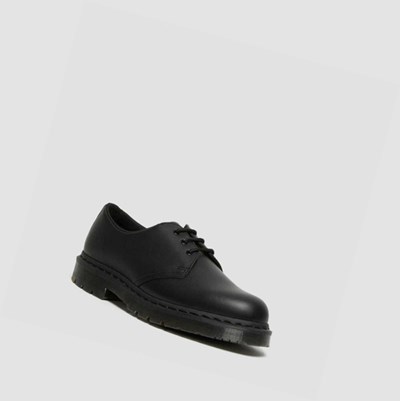 Dr Martens 1461 Mono Slip Resistant Női Oxford Cipő Fekete | 016754GDK