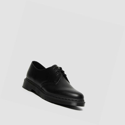 Dr Martens 1461 Mono Smooth Férfi Oxford Cipő Fekete | 625709FRI