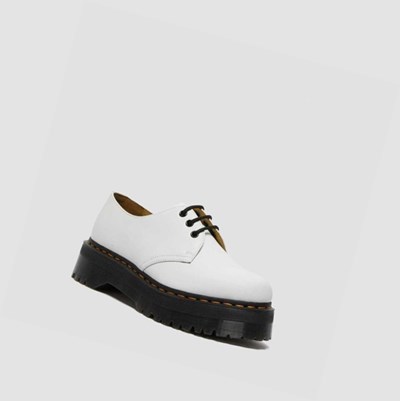 Dr Martens 1461 Smooth Férfi Platform Cipő Fehér | 364170XSE