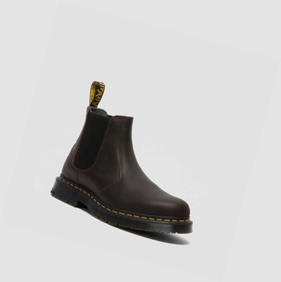 Dr Martens 2976 DM's Wintergrip Női Chelsea Bakancs COCOA SNOWPLOW | 798405RXL