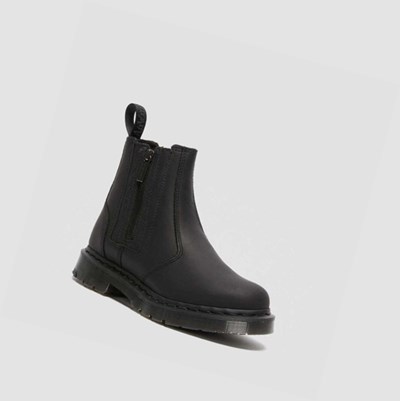 Dr Martens 2976 DM's Wintergrip Zip Női Chelsea Bakancs Fekete | 938201OME