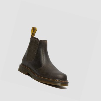 Dr Martens 2976 Slip Resistant Férfi Chelsea Bakancs Barna | 761834NQB