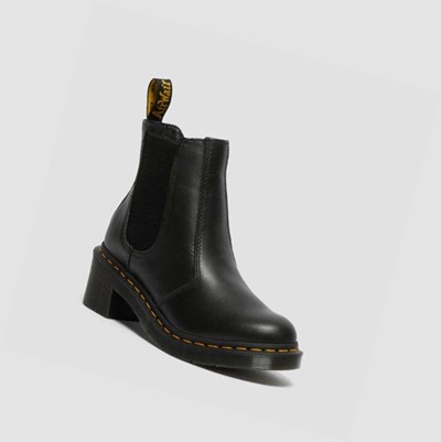 Dr Martens Cadence Sarkú Női Chelsea Bakancs Fekete | 846057IWS