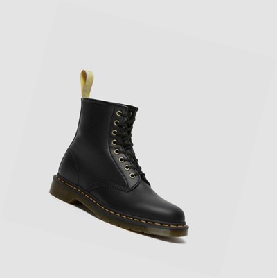 Dr Martens Vegán 1460 Felix Férfi Fűzős Bakancs Fekete | 548217OPA