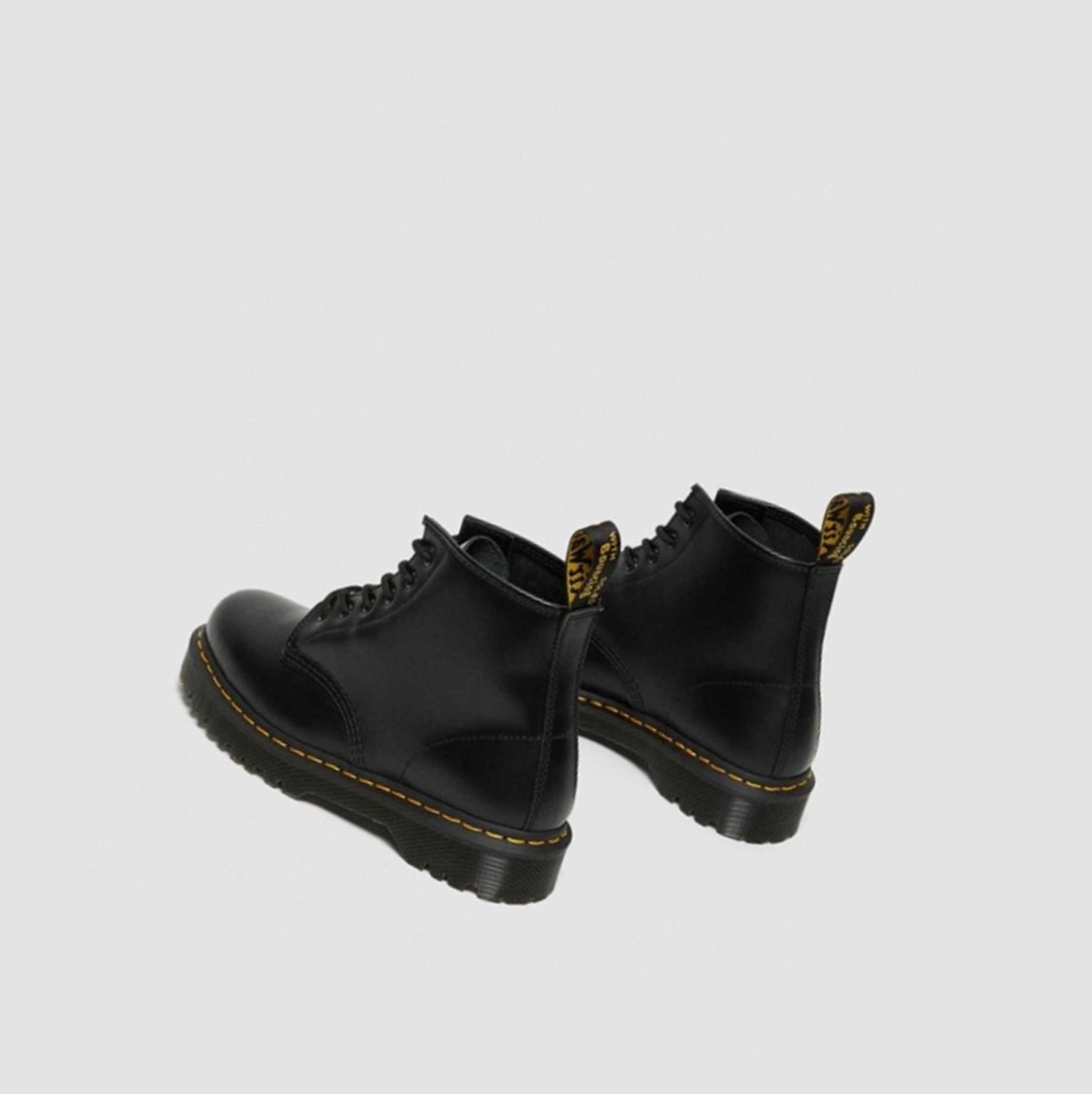 Dr Martens 101 Bex Smooth Férfi Bokacsizma Fekete | 654107QTZ