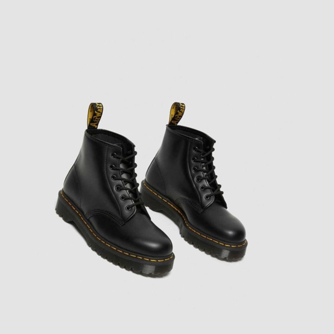 Dr Martens 101 Bex Smooth Férfi Bokacsizma Fekete | 654107QTZ