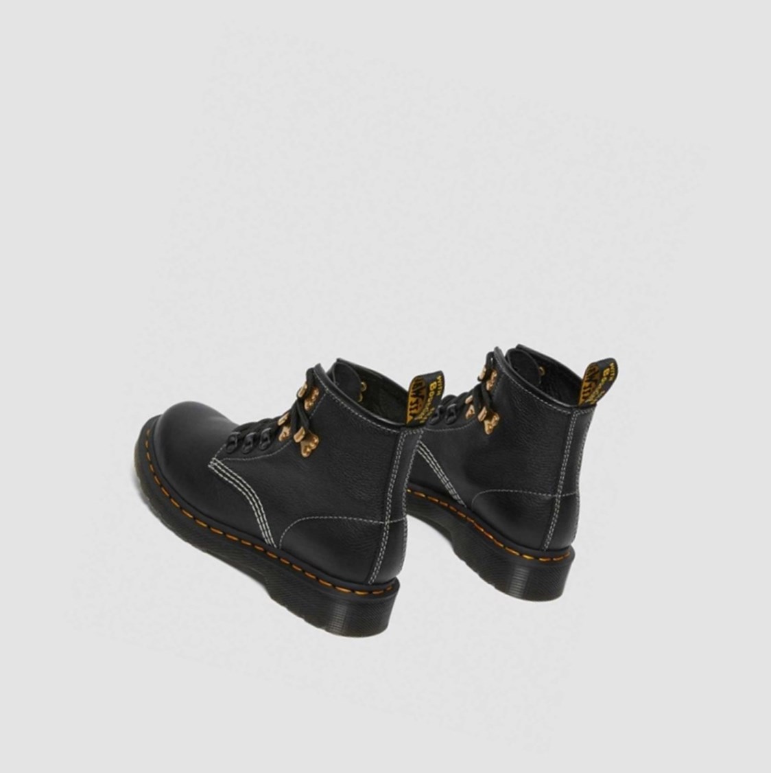 Dr Martens 101 Hardware Virginia Női Bokacsizma Fekete | 542083HWZ