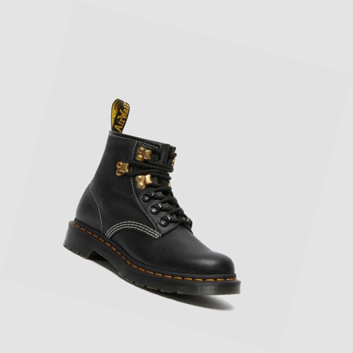 Dr Martens 101 Hardware Virginia Női Bokacsizma Fekete | 542083HWZ