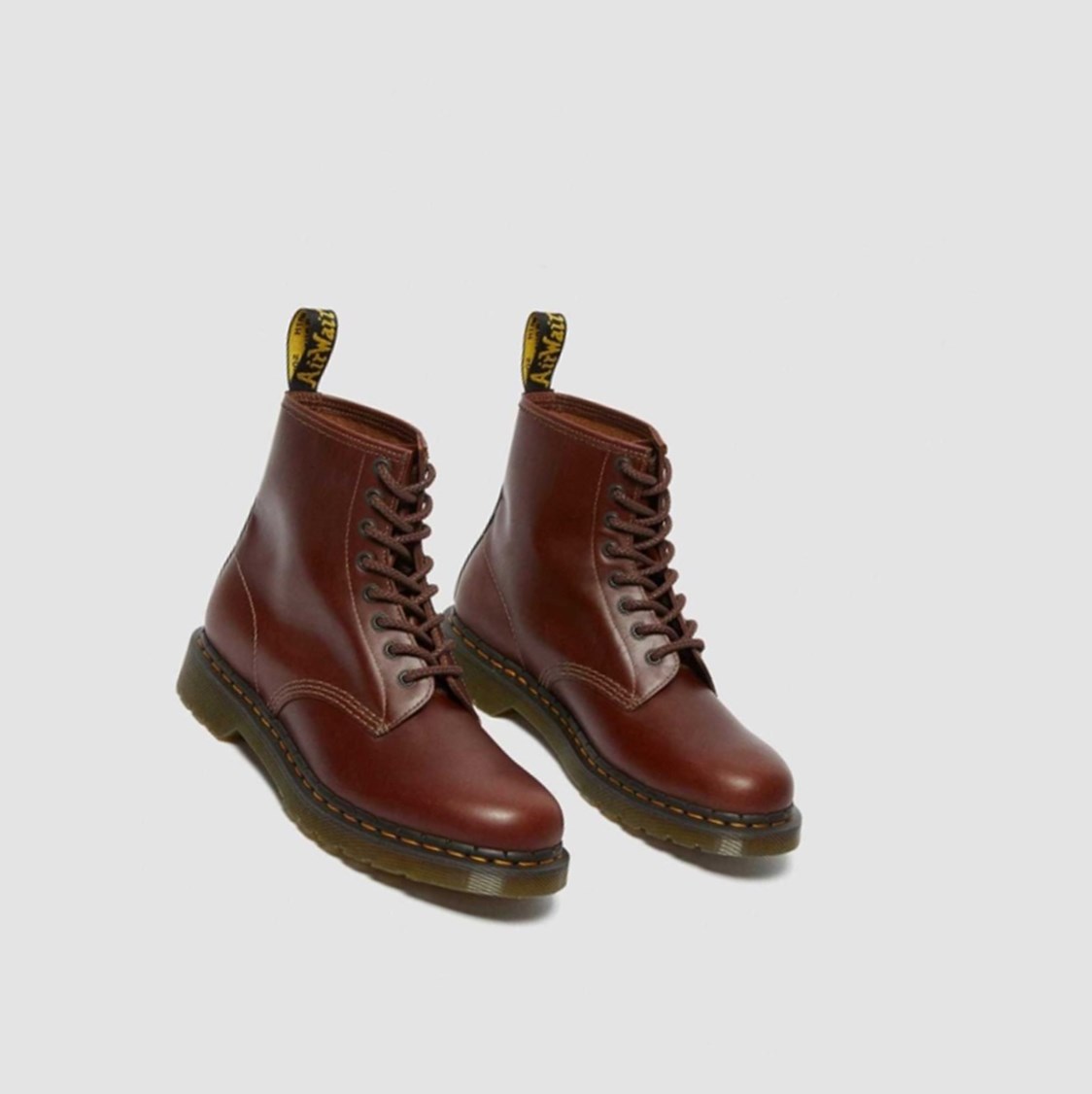 Dr Martens 1460 Abruzzo Férfi Fűzős Bakancs Barna | 479186GWL