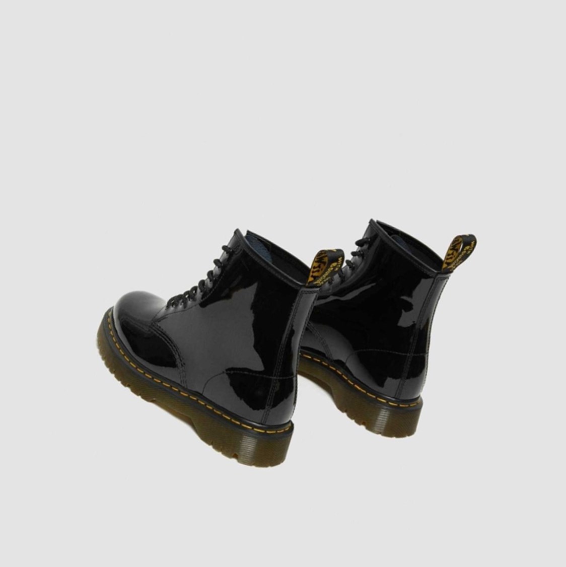 Dr Martens 1460 Bex Lakkbőr Férfi Fűzős Bakancs Fekete | 582130OFK