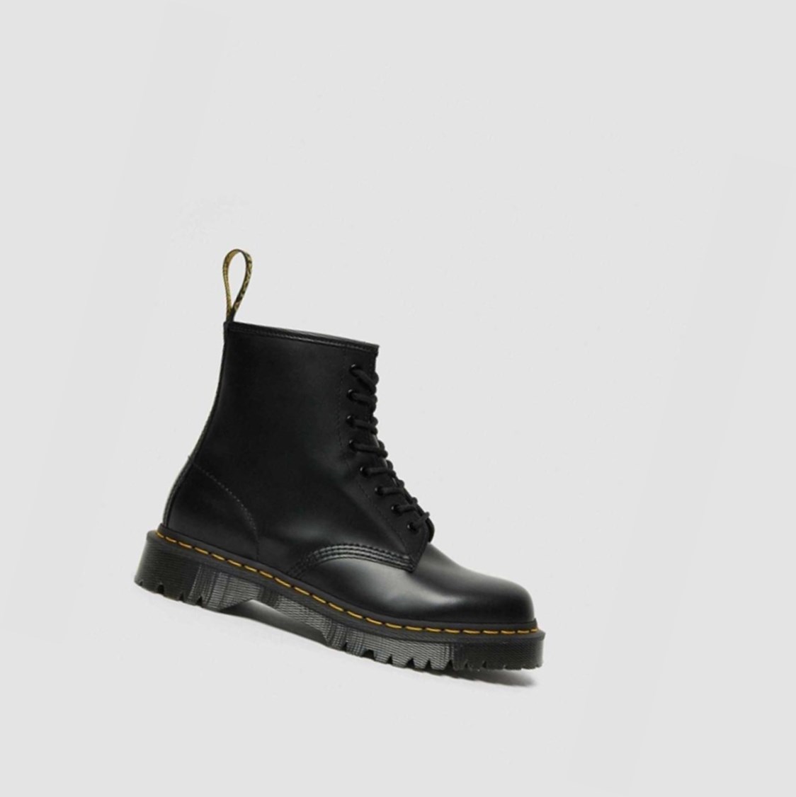 Dr Martens 1460 Bex Smooth Férfi Platform Bakancs Fekete | 176259LDZ