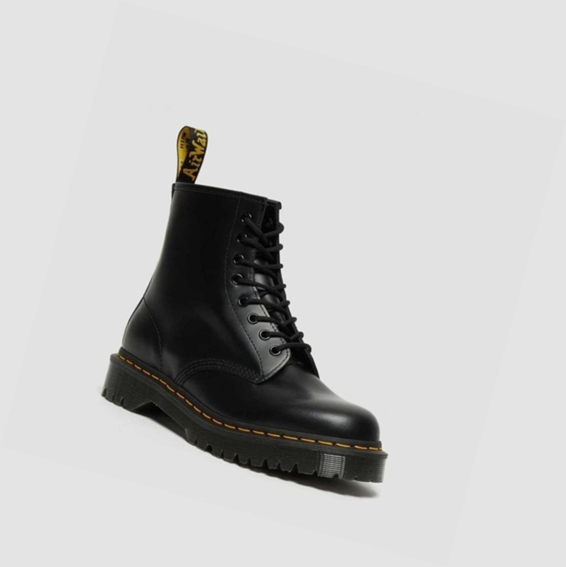 Dr Martens 1460 Bex Smooth Férfi Platform Bakancs Fekete | 176259LDZ