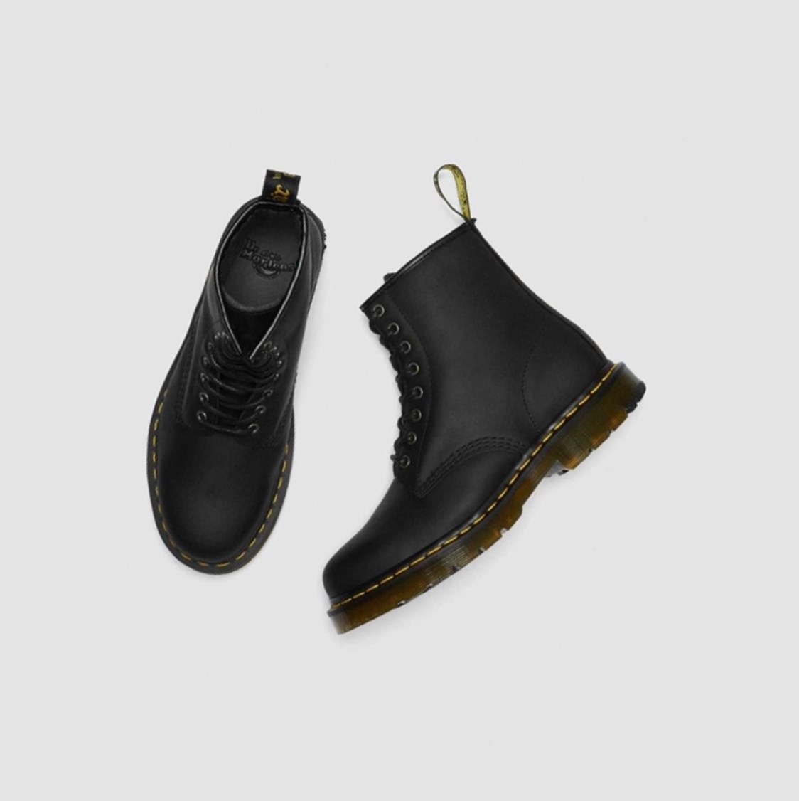 Dr Martens 1460 DM's Wintergrip Női Fűzős Bakancs Fekete | 694857QNT