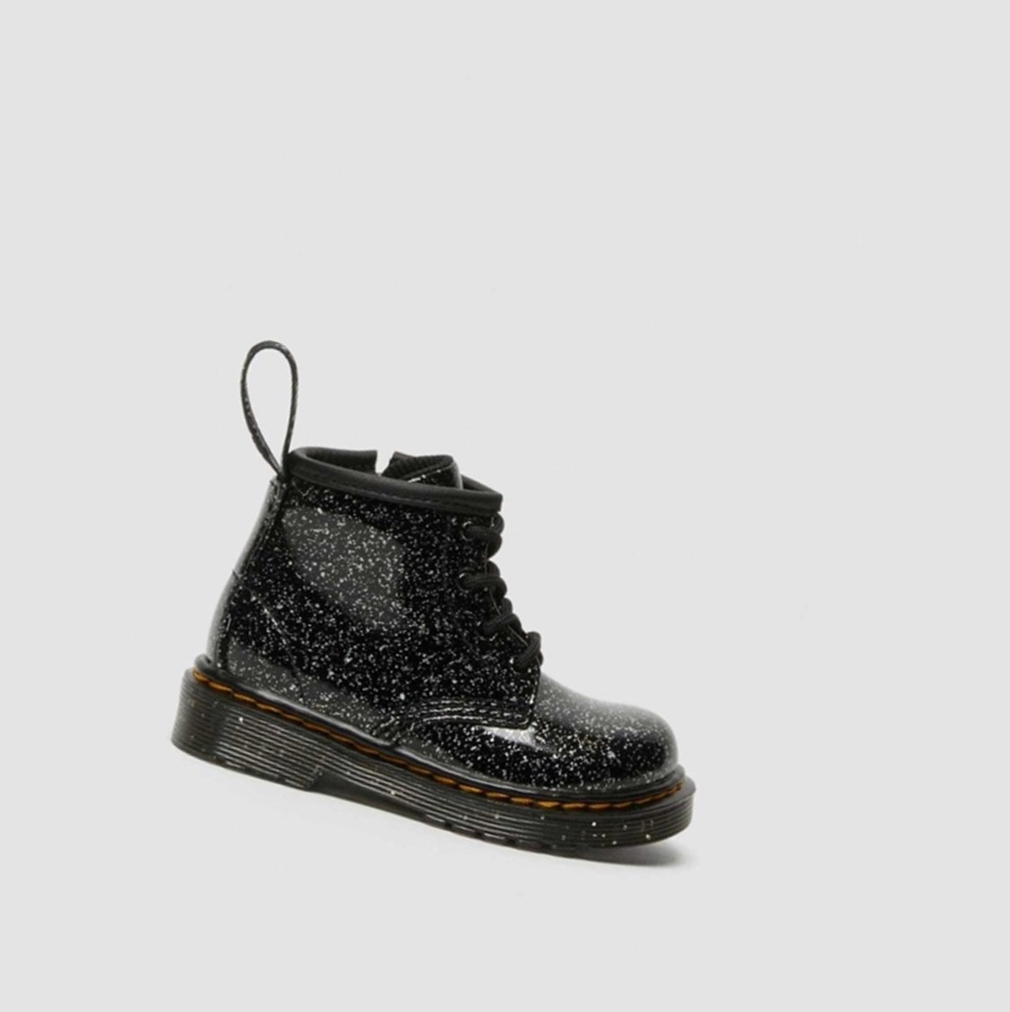 Dr Martens 1460 Glitter Toddler Gyerek Bokacsizma Fekete | 270561JWB