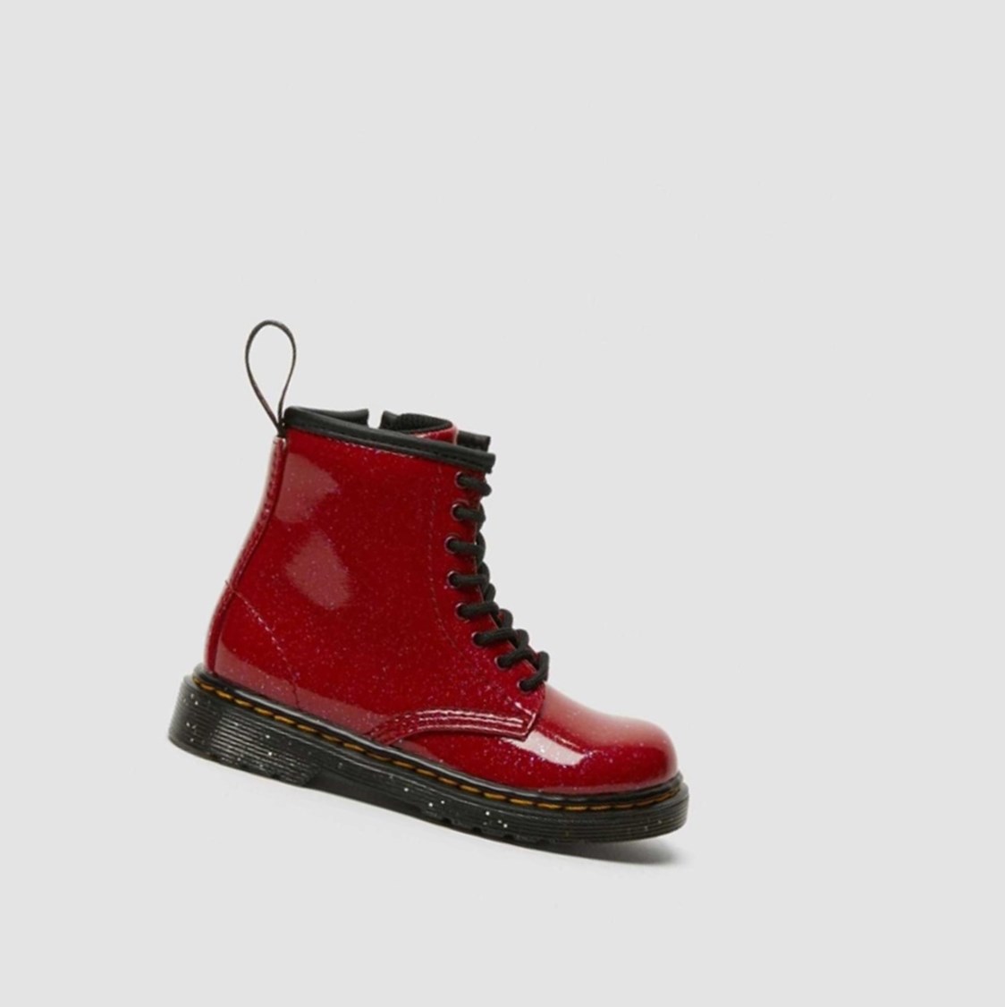 Dr Martens 1460 Glitter Toddler Gyerek Fűzős Bakancs Piros | 016578KNA