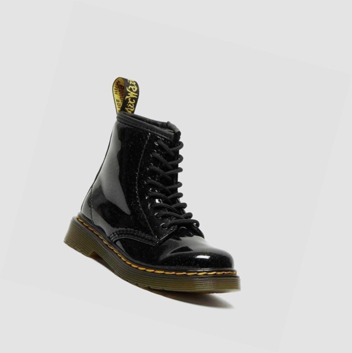 Dr Martens 1460 Glitter Toddler Gyerek Fűzős Bakancs Fekete | 490153OTK