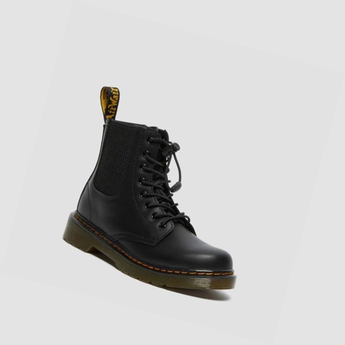 Dr Martens 1460 Harper Junior Gyerek Bakancs Fekete | 132648CUM