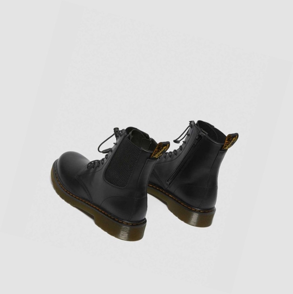 Dr Martens 1460 Harper Youth Gyerek Bakancs Fekete | 849371GQK