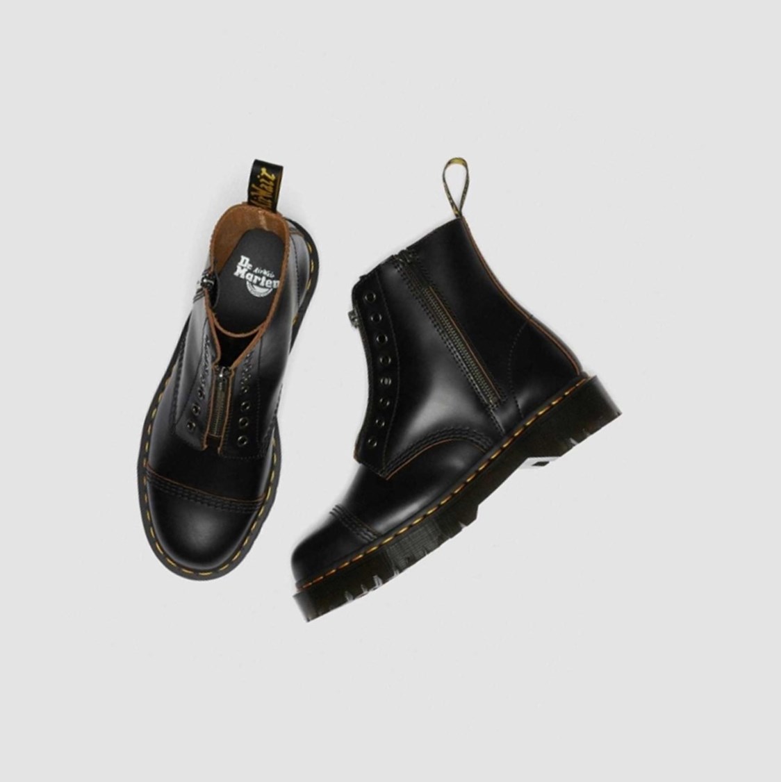 Dr Martens 1460 Laceless Bex Férfi Bakancs Fekete | 458930HQW