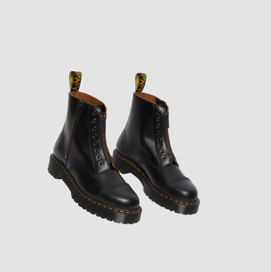 Dr Martens 1460 Laceless Bex Férfi Bakancs Fekete | 458930HQW