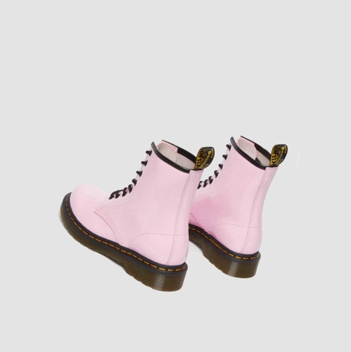 Dr Martens 1460 Lakkbőr Női Fűzős Bakancs Rózsaszín | 284359WZE