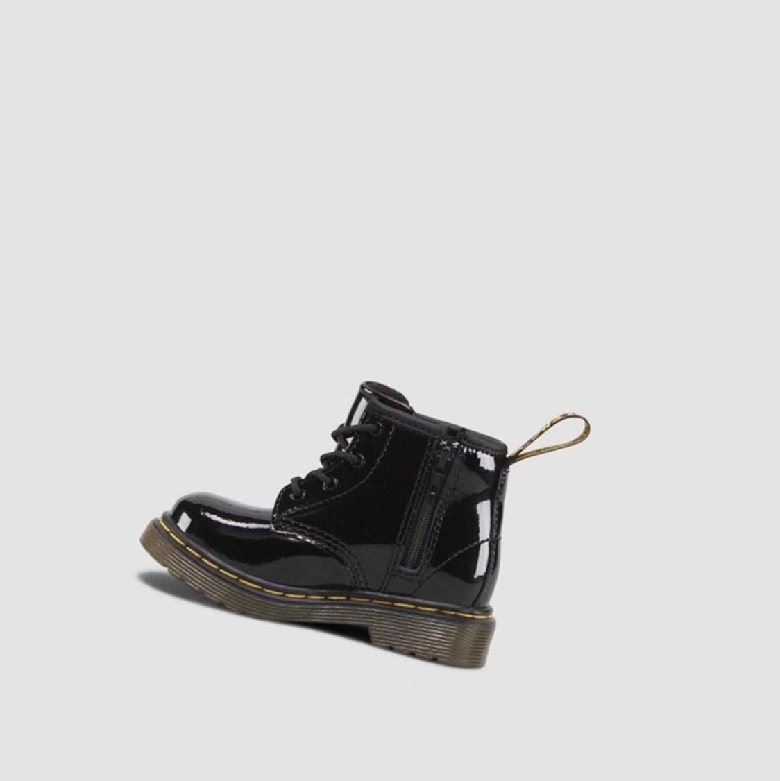 Dr Martens 1460 Lakkbőr Toddler Gyerek Fűzős Bakancs Fekete | 863752CUY