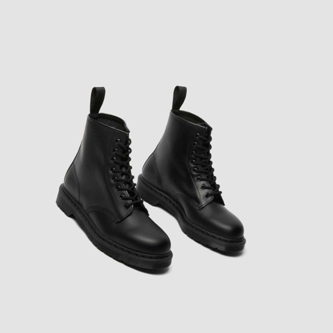 Dr Martens 1460 Mono Smooth Férfi Fűzős Bakancs Fekete | 160538BOS