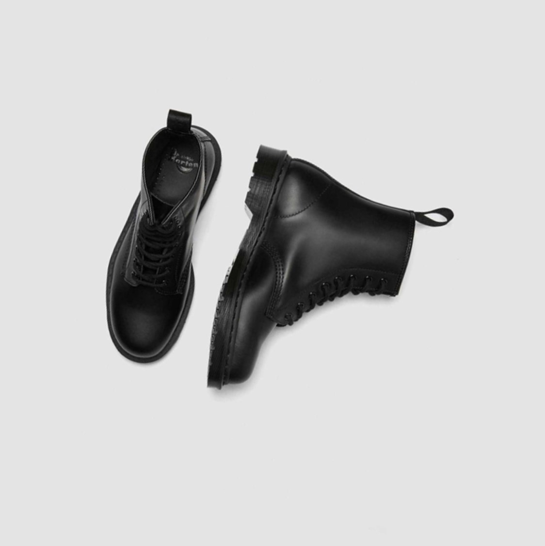 Dr Martens 1460 Mono Smooth Férfi Fűzős Bakancs Fekete | 160538BOS