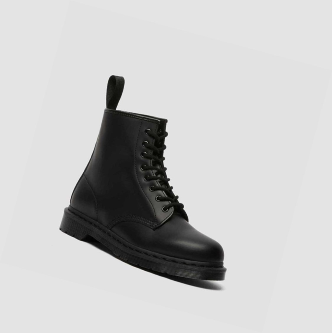 Dr Martens 1460 Mono Smooth Férfi Fűzős Bakancs Fekete | 160538BOS