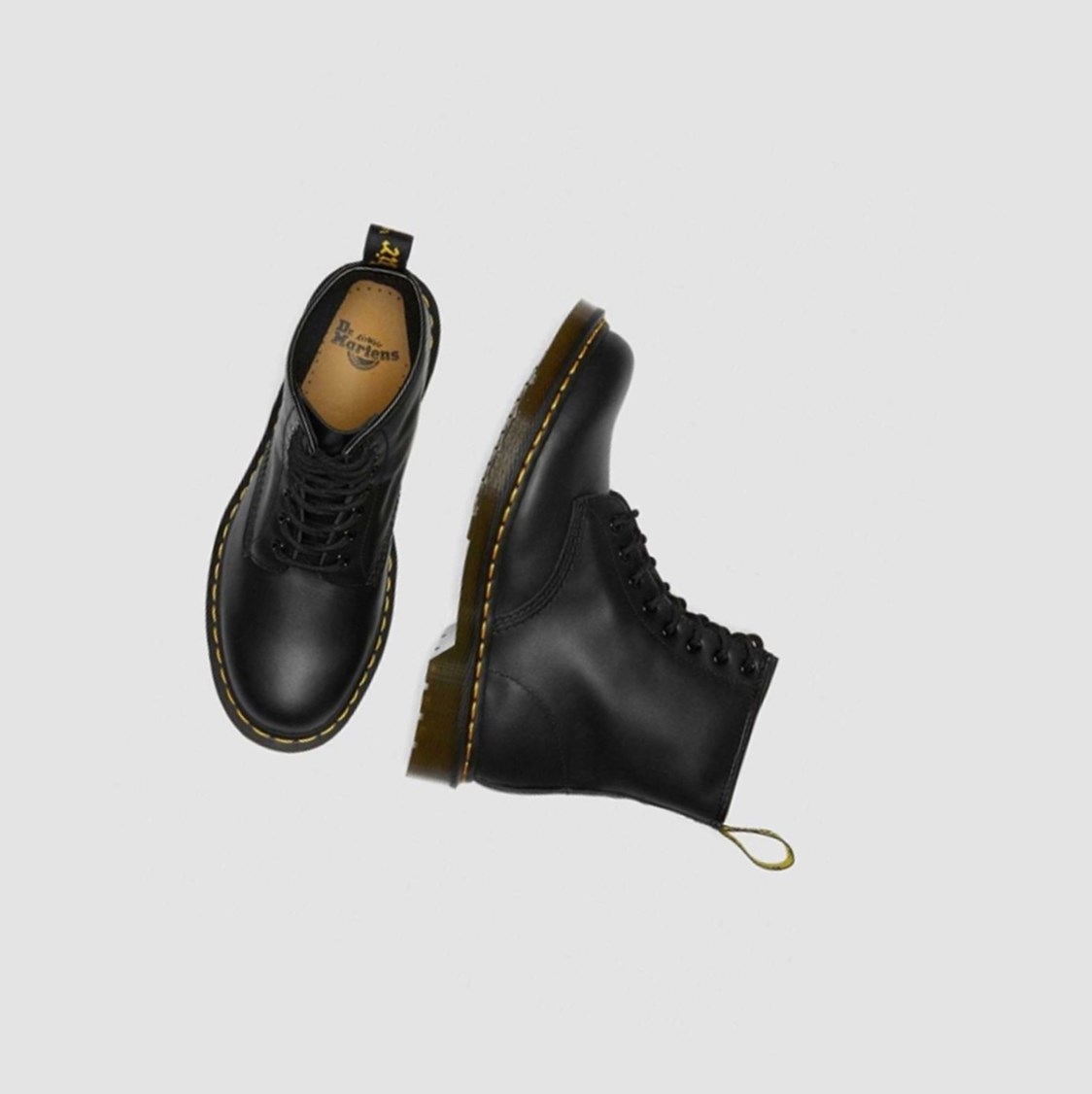 Dr Martens 1460 Nappa Férfi Fűzős Bakancs Fekete | 781492SCR