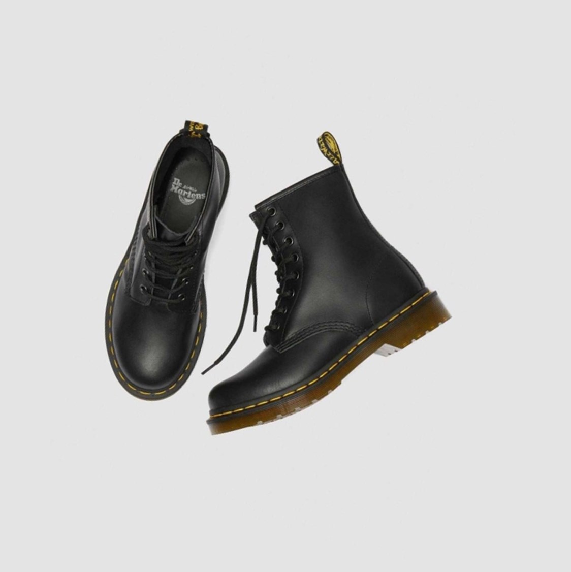 Dr Martens 1460 Nappa Női Fűzős Bakancs Fekete | 791486ROB