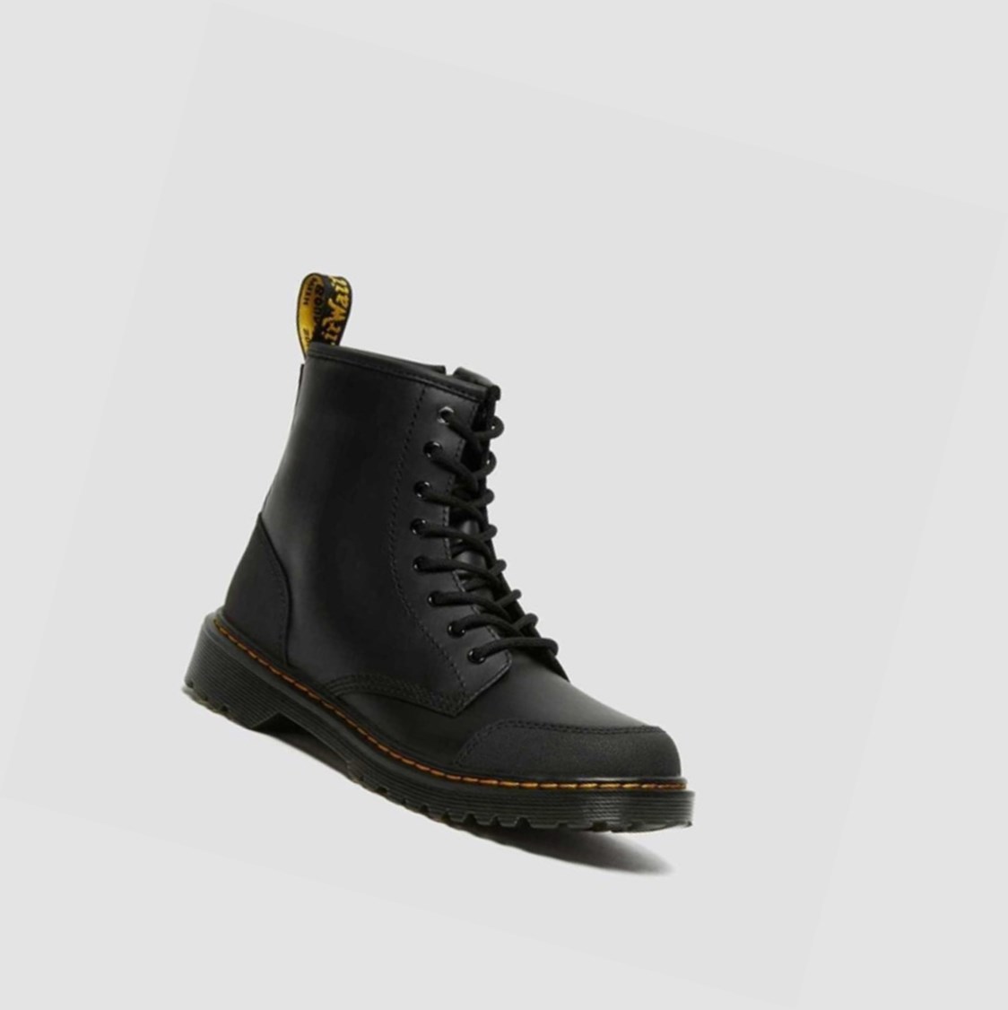 Dr Martens 1460 Overlay Youth Gyerek Bakancs Fekete | 987645SAE