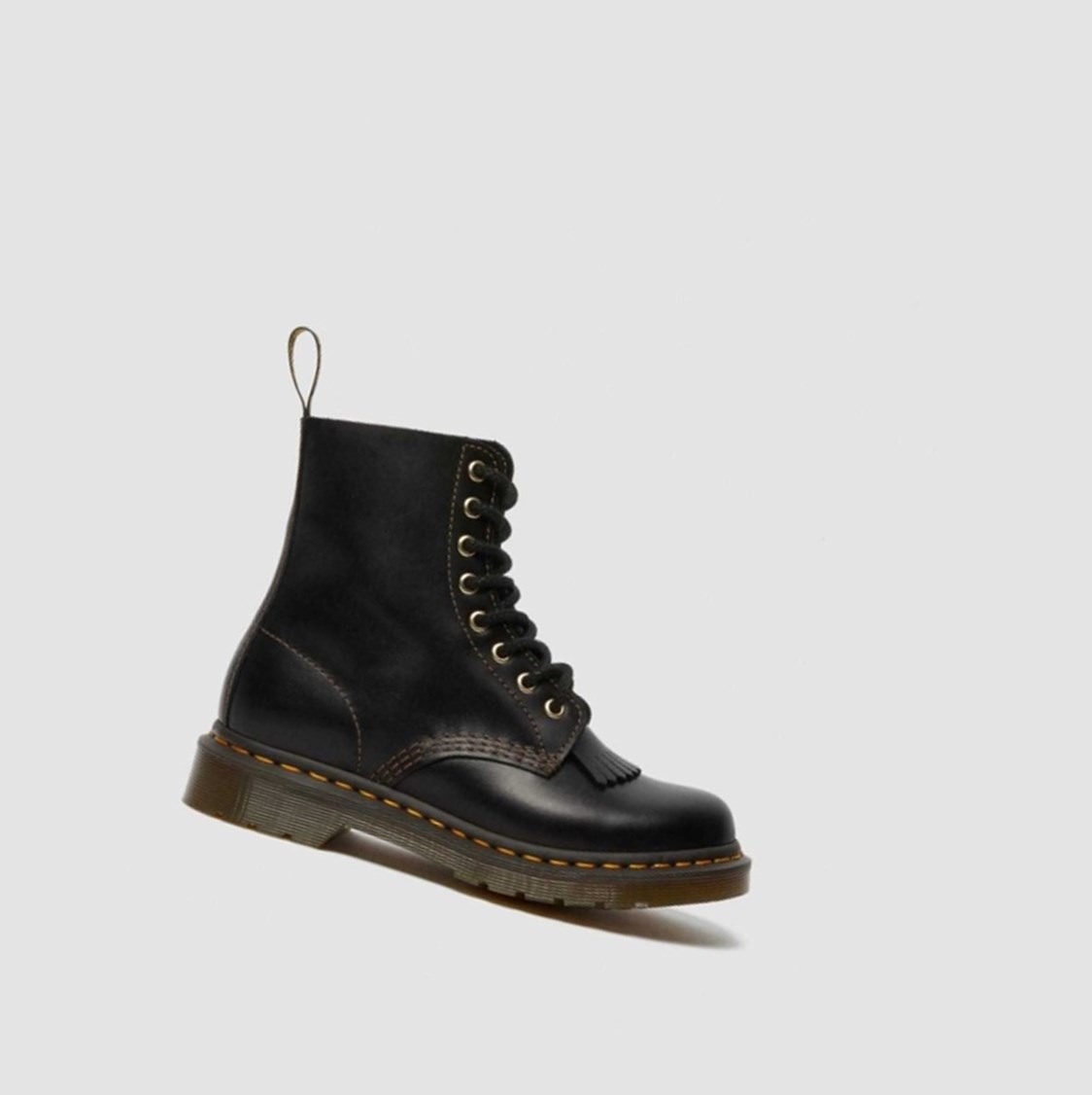 Dr Martens 1460 Pascal Abruzzo Női Bakancs Fekete | 475023HUX