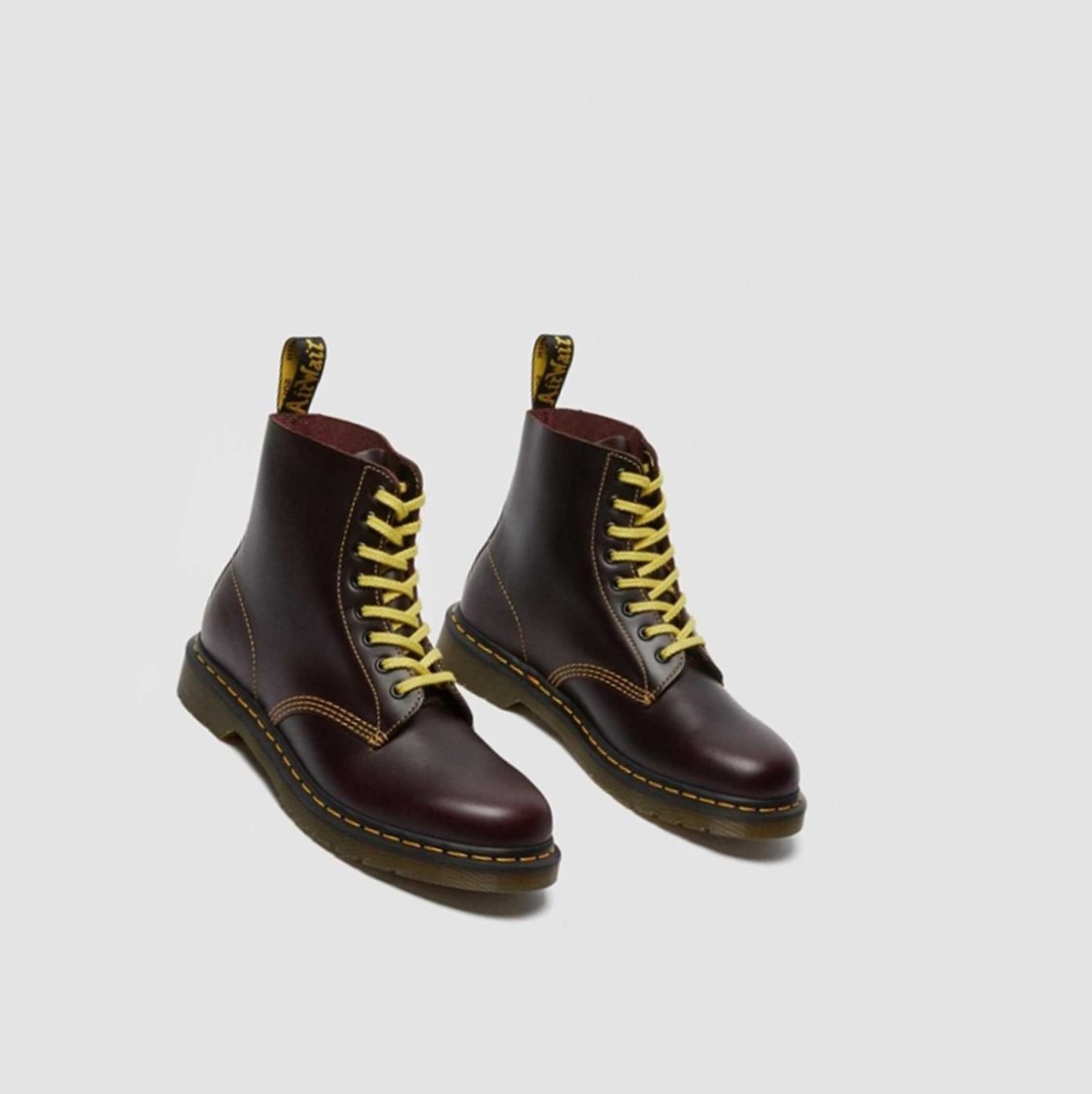 Dr Martens 1460 Pascal Atlas Férfi Fűzős Bakancs Bordó | 651239APJ