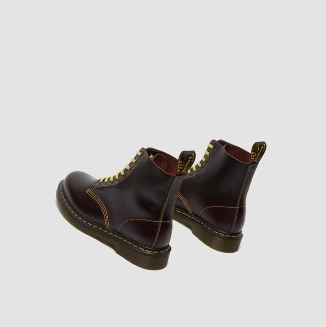 Dr Martens 1460 Pascal Atlas Férfi Fűzős Bakancs Bordó | 651239APJ