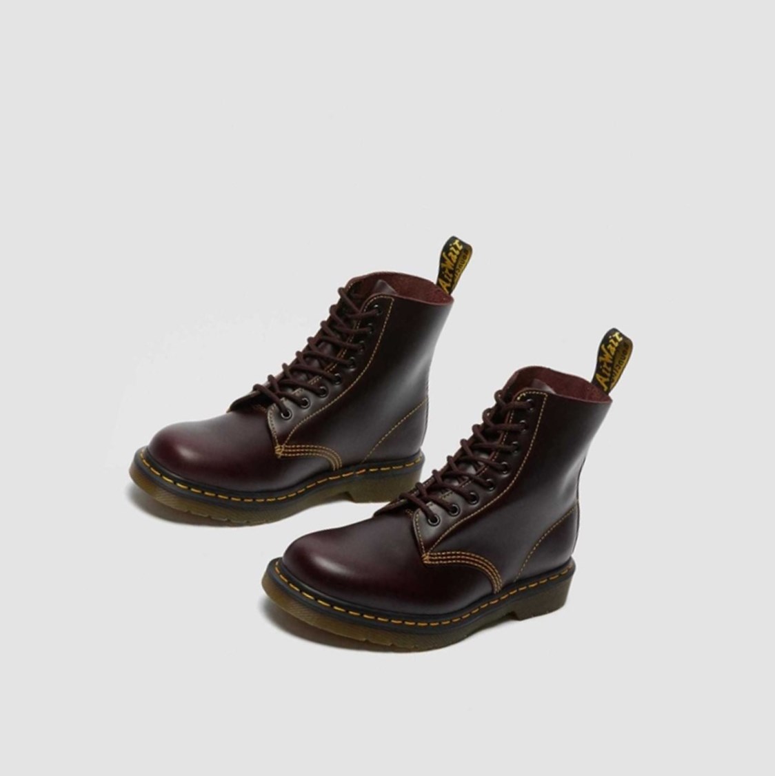 Dr Martens 1460 Pascal Atlas Férfi Fűzős Bakancs Bordó | 651239APJ