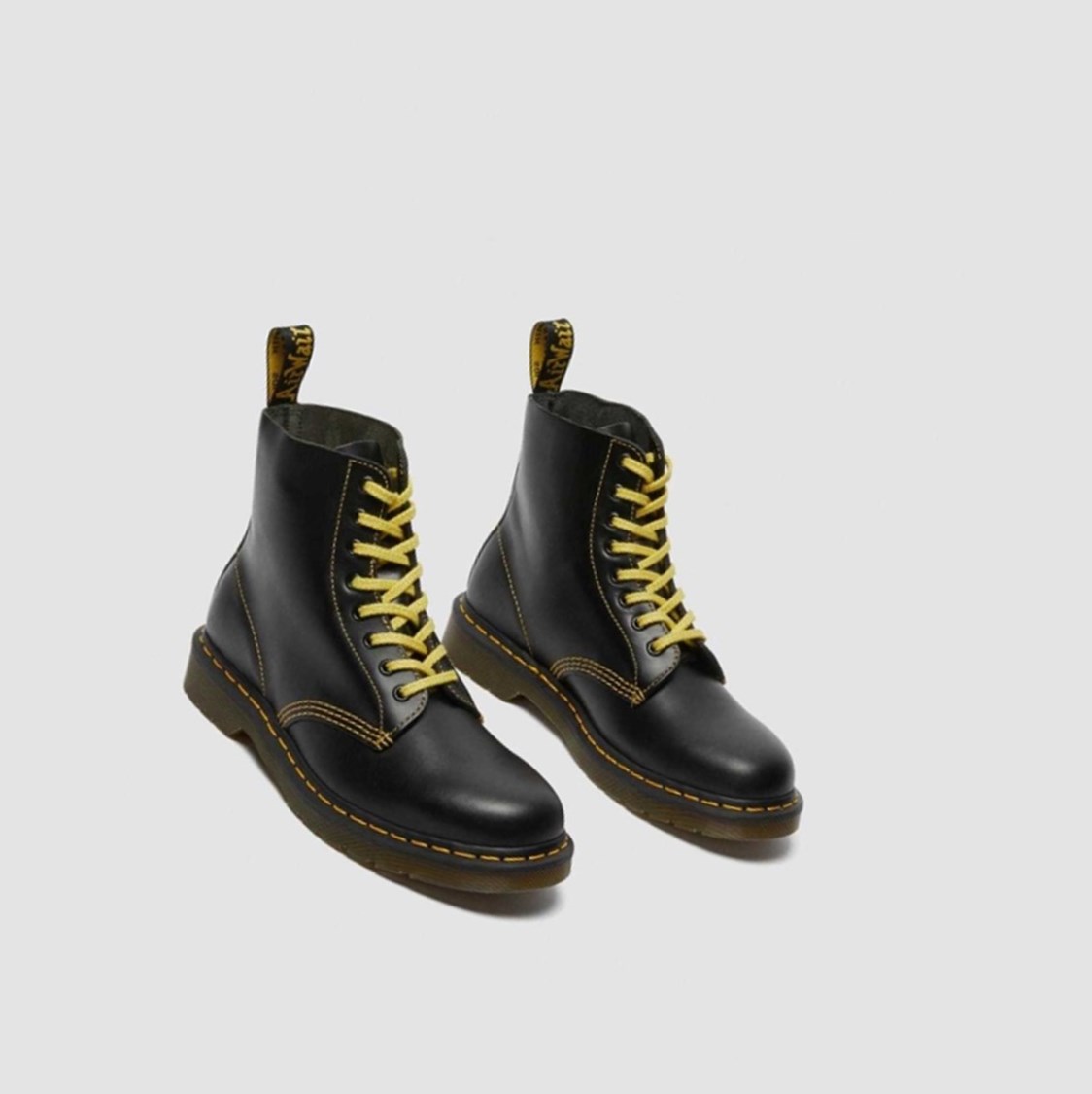 Dr Martens 1460 Pascal Atlas Férfi Fűzős Bakancs Sötétszürke | 790513TVF