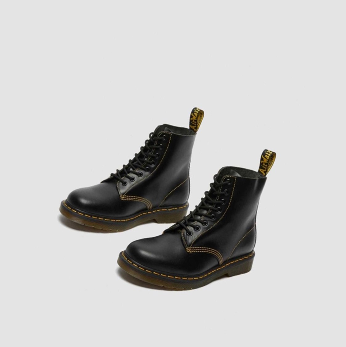 Dr Martens 1460 Pascal Atlas Férfi Fűzős Bakancs Sötétszürke | 790513TVF