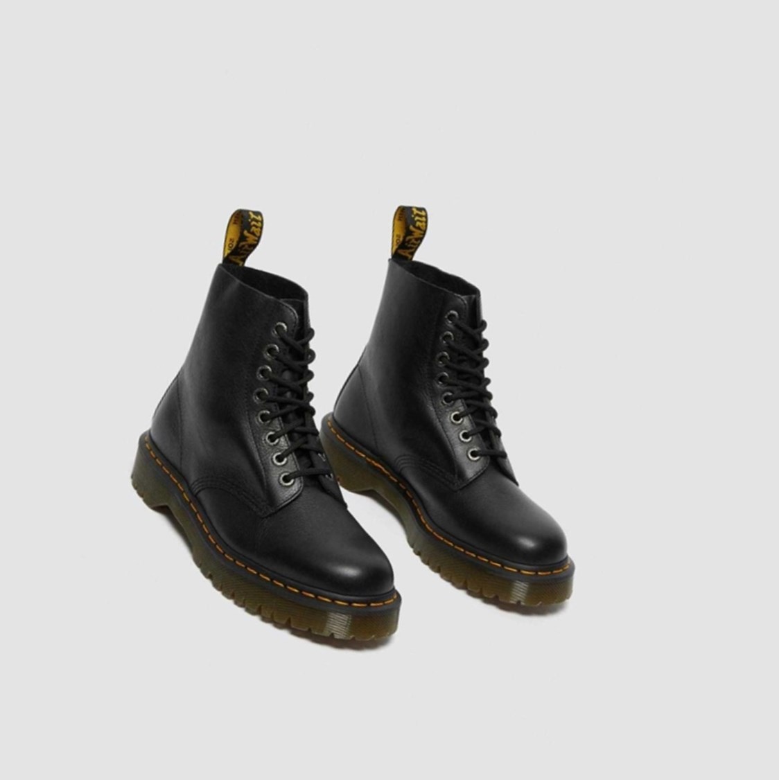 Dr Martens 1460 Pascal Bex Férfi Fűzős Bakancs Fekete | 415302CQX