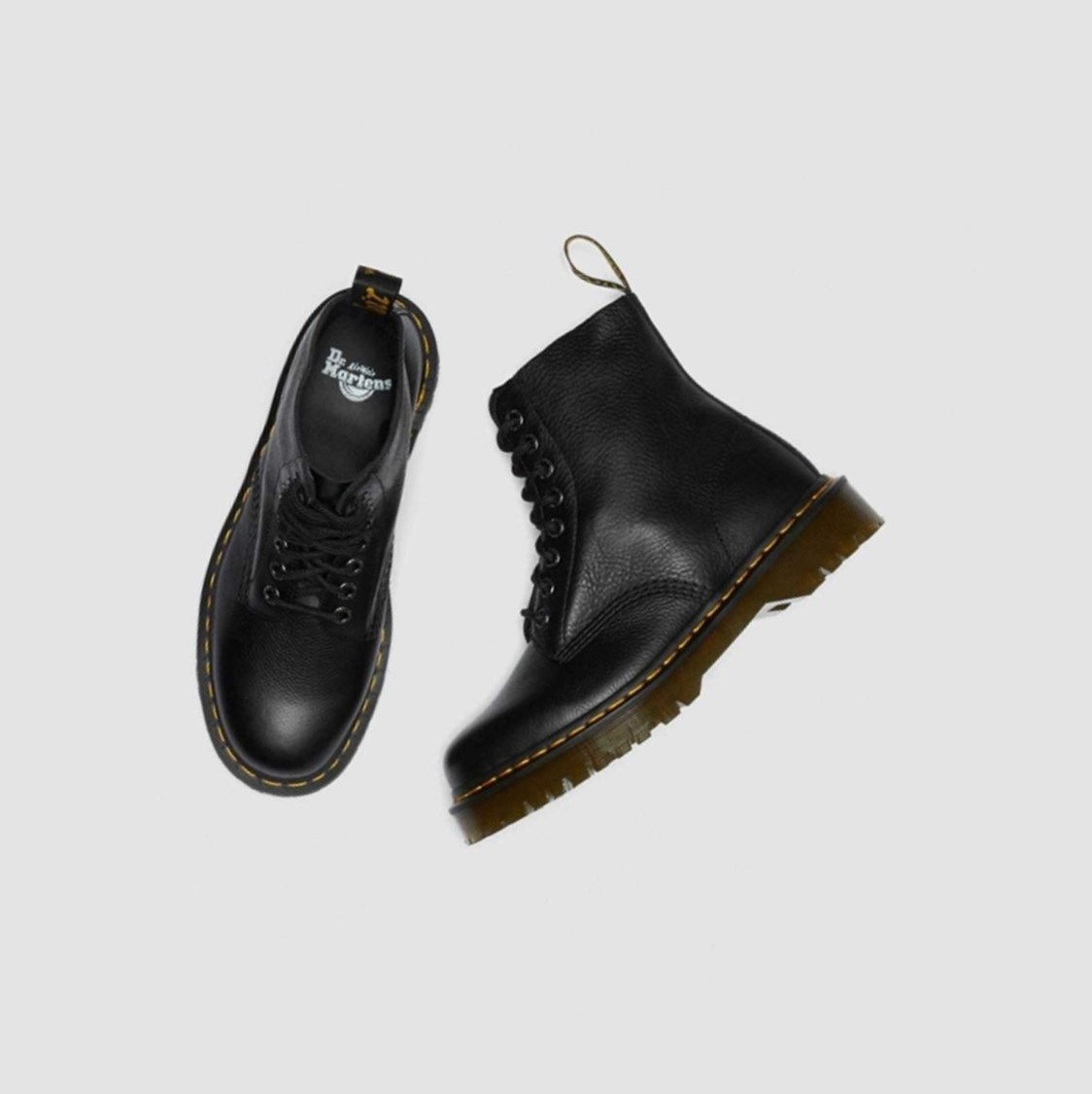 Dr Martens 1460 Pascal Bex Férfi Fűzős Bakancs Fekete | 415302CQX