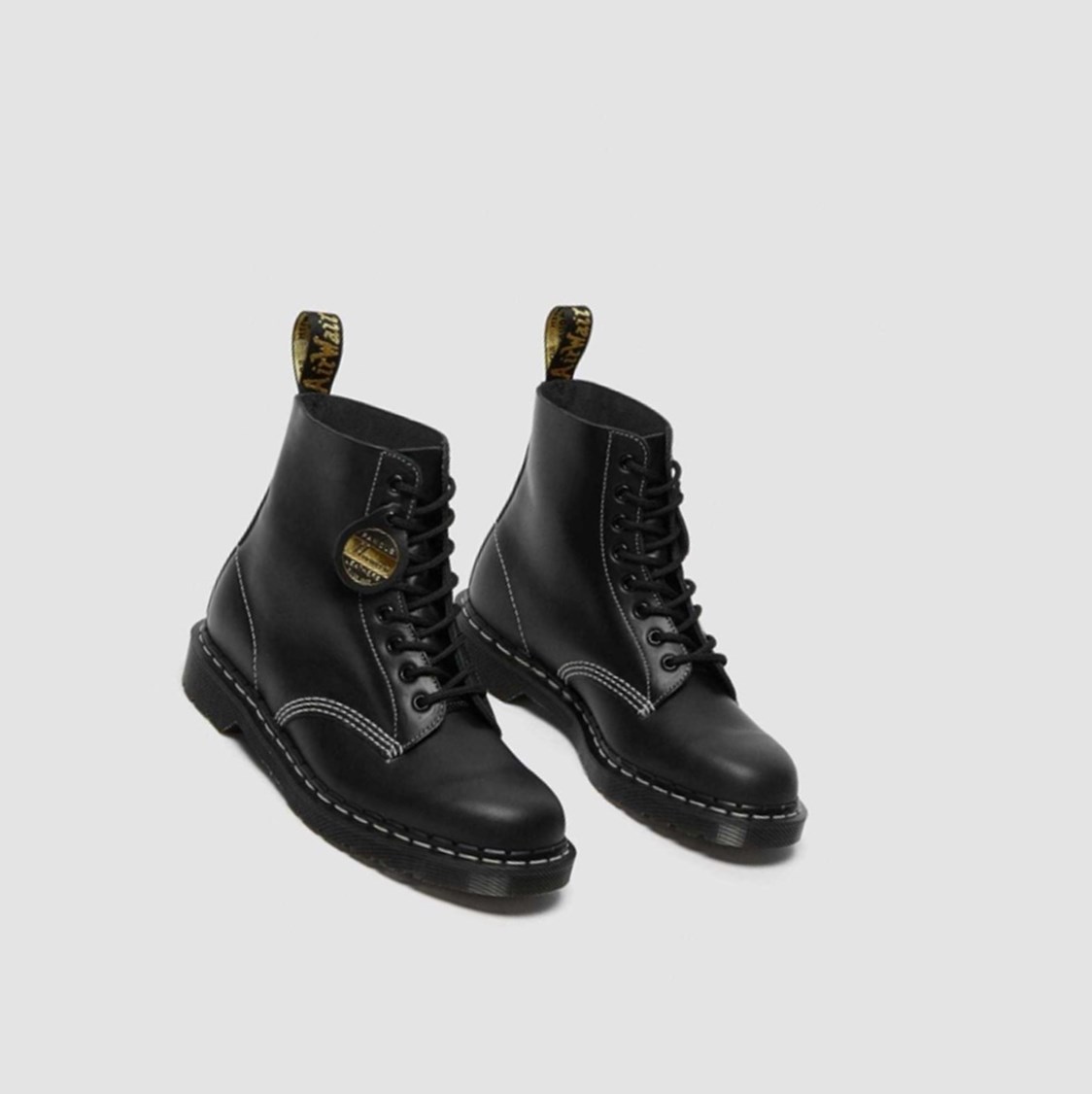 Dr Martens 1460 Pascal Cavalier Férfi Fűzős Bakancs Fekete | 926301EXB